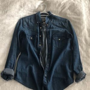 Small Gap Jean jacket/button up shirt